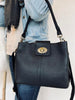Tasche LUX Black - 2 Riemen inklusive