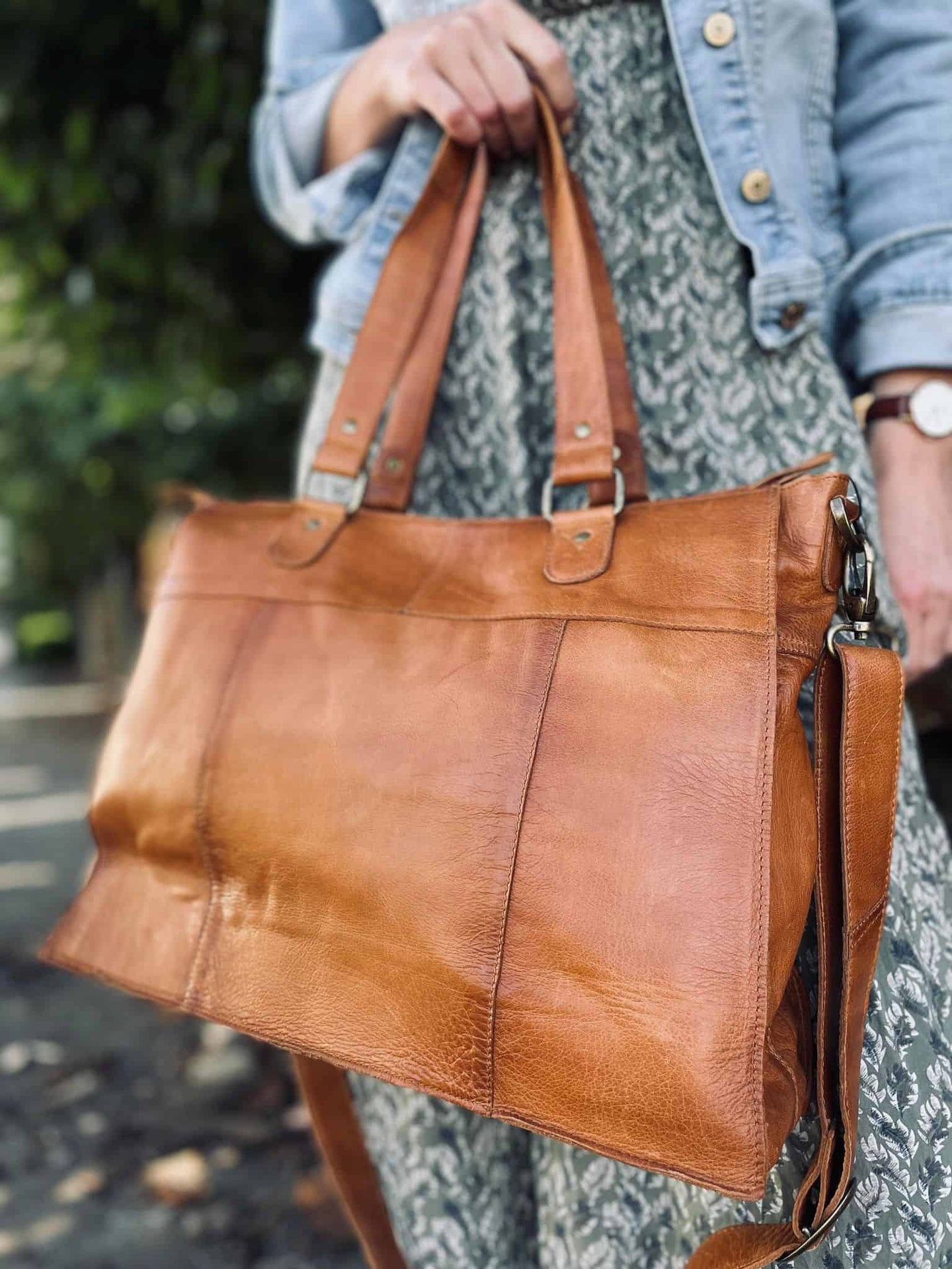 Taske MARY – Cognac - VIAMAJA.DK