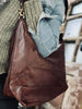Tasche MAXIME aus dem weichsten Kalbsleder - Brandy