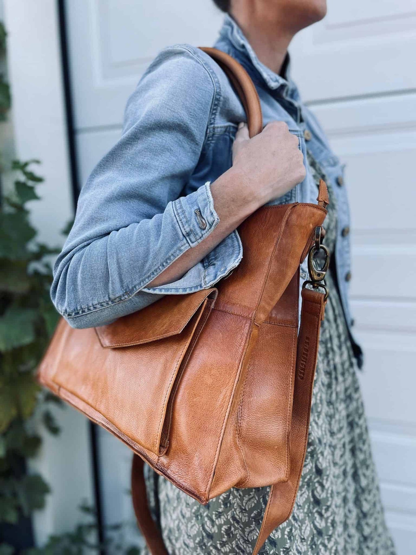 Taske Ofelia - Big Cognac - VIAMAJA.DK