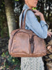 Tasche RONA aus weichem Lammleder - Chestnut