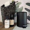 Toilettenabfalleimer mit Softclose-Deckel - Schwarz 3 Liter