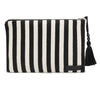 Kulturtasche / Clutch - STRIPE Canvas