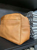 Kulturtasche - Cognac-Leder
