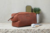 Kulturbeutel Cognac Leather