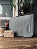 Faltbare Kulturtasche – Graues Nylon