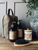 Kulturtasche - Canvas Braun