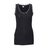 Top mit Spitze - Daily Black