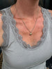 Top mit Spitze - Daily Grey