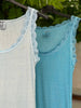 Top mit Spitze – Daily Soft blue