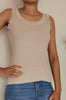 Top mit Spitze – Francis Beige