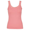 Top mit Spitze Ökotex dusty coral – Mikrofaser