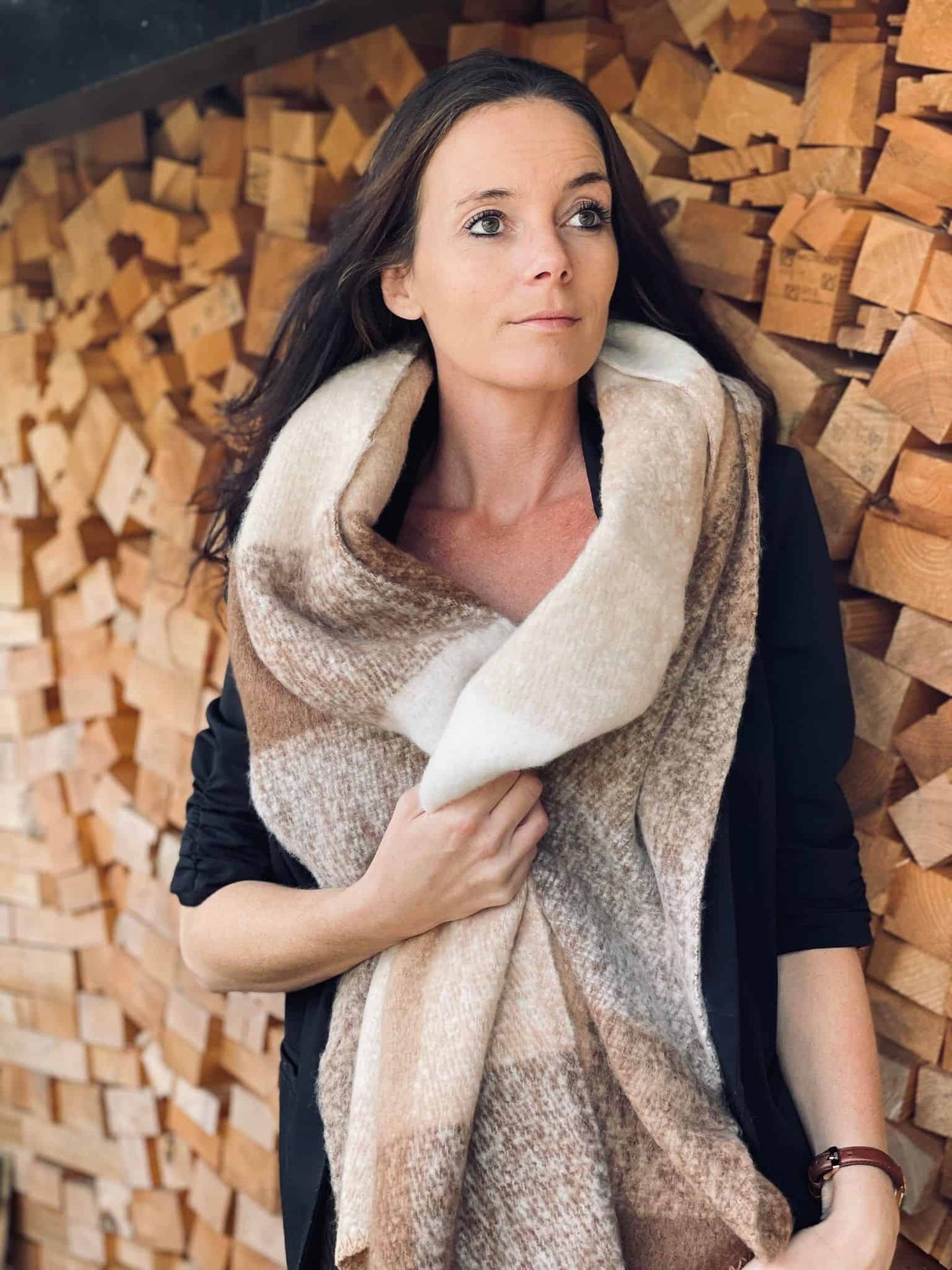 Tørklæde - Classic Brown - VIAMAJA.DK