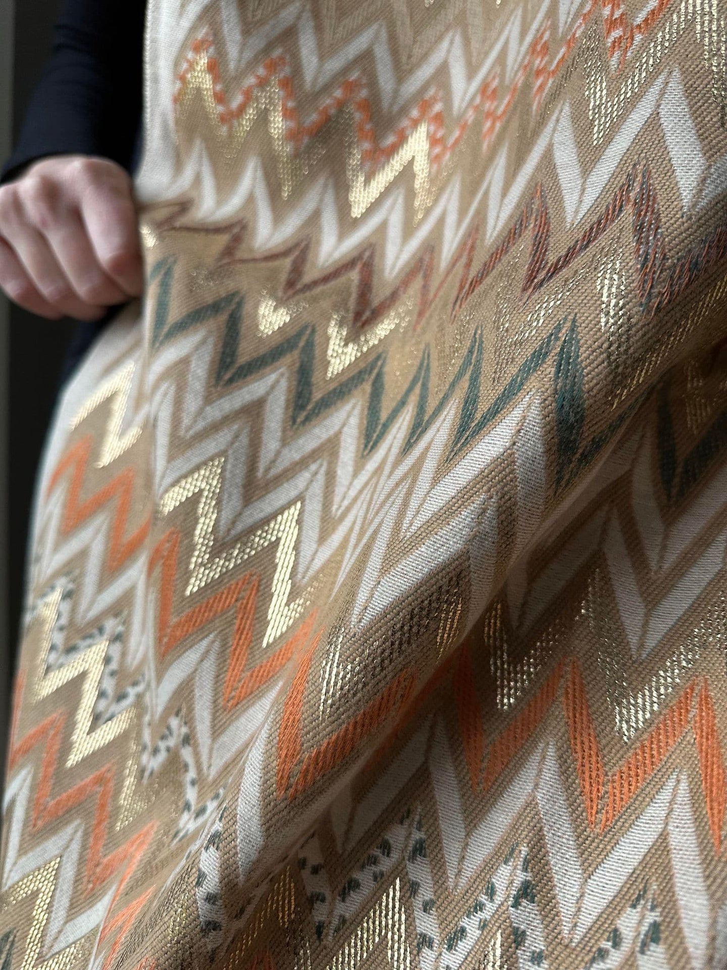 Tørklæde - Golden Bohemian - VIAMAJA.DK