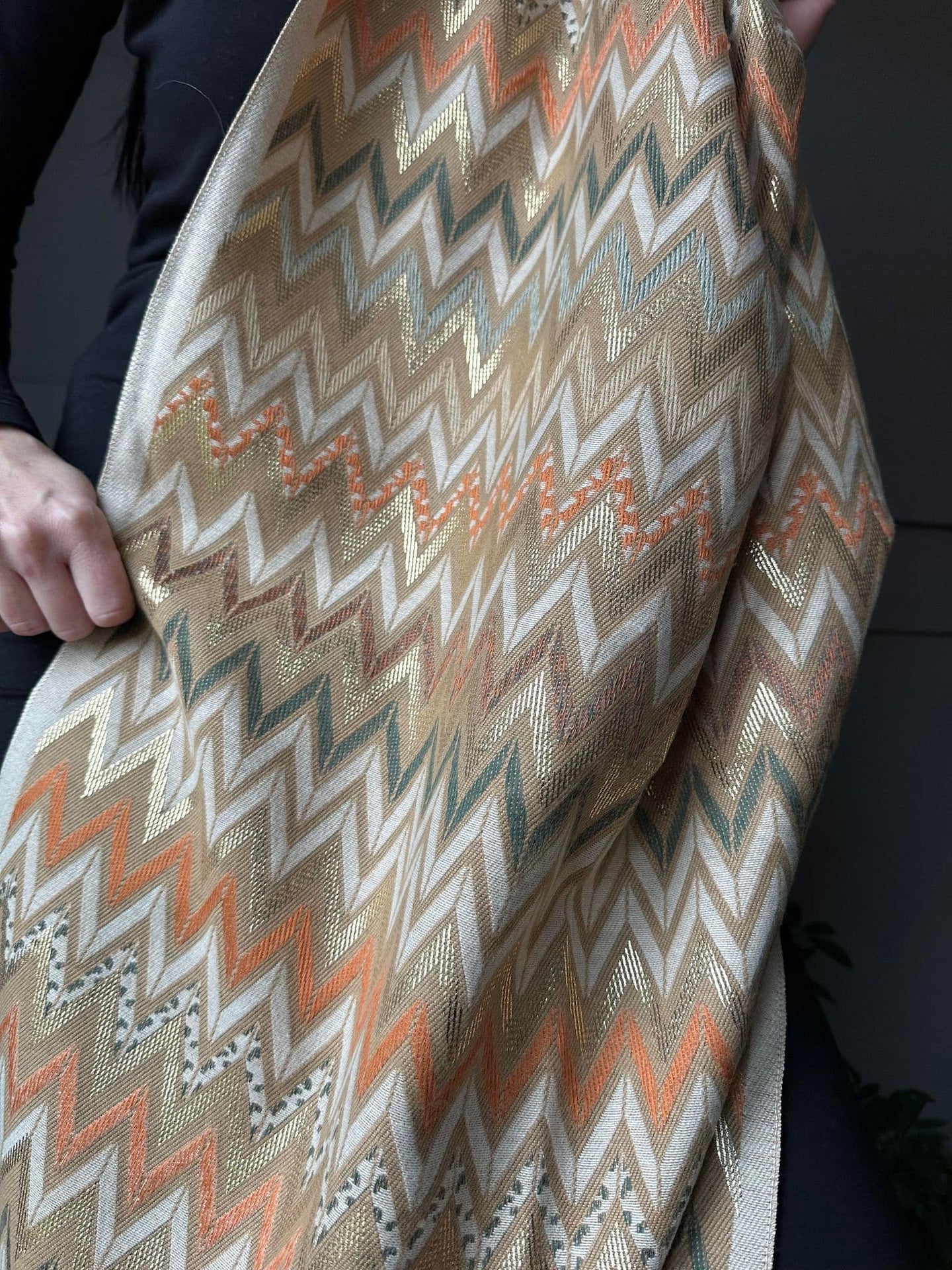 Tørklæde - Golden Bohemian - VIAMAJA.DK