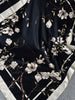 Schal – Magnolia black 90×90