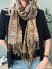 Paisley-Schal – Gold / Cofee