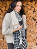 Schal – patchwork Black