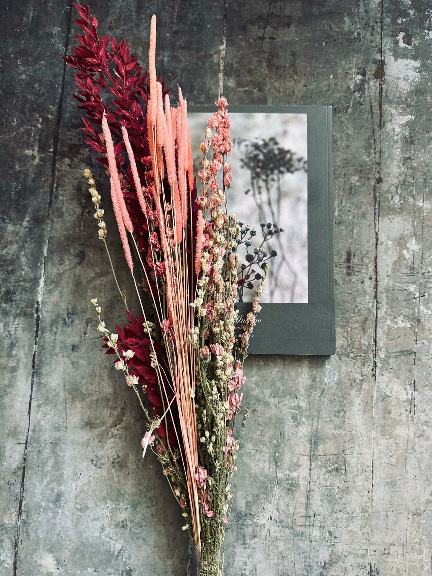 Tørret blomster – Lyserød / coral mix - VIAMAJA.DK