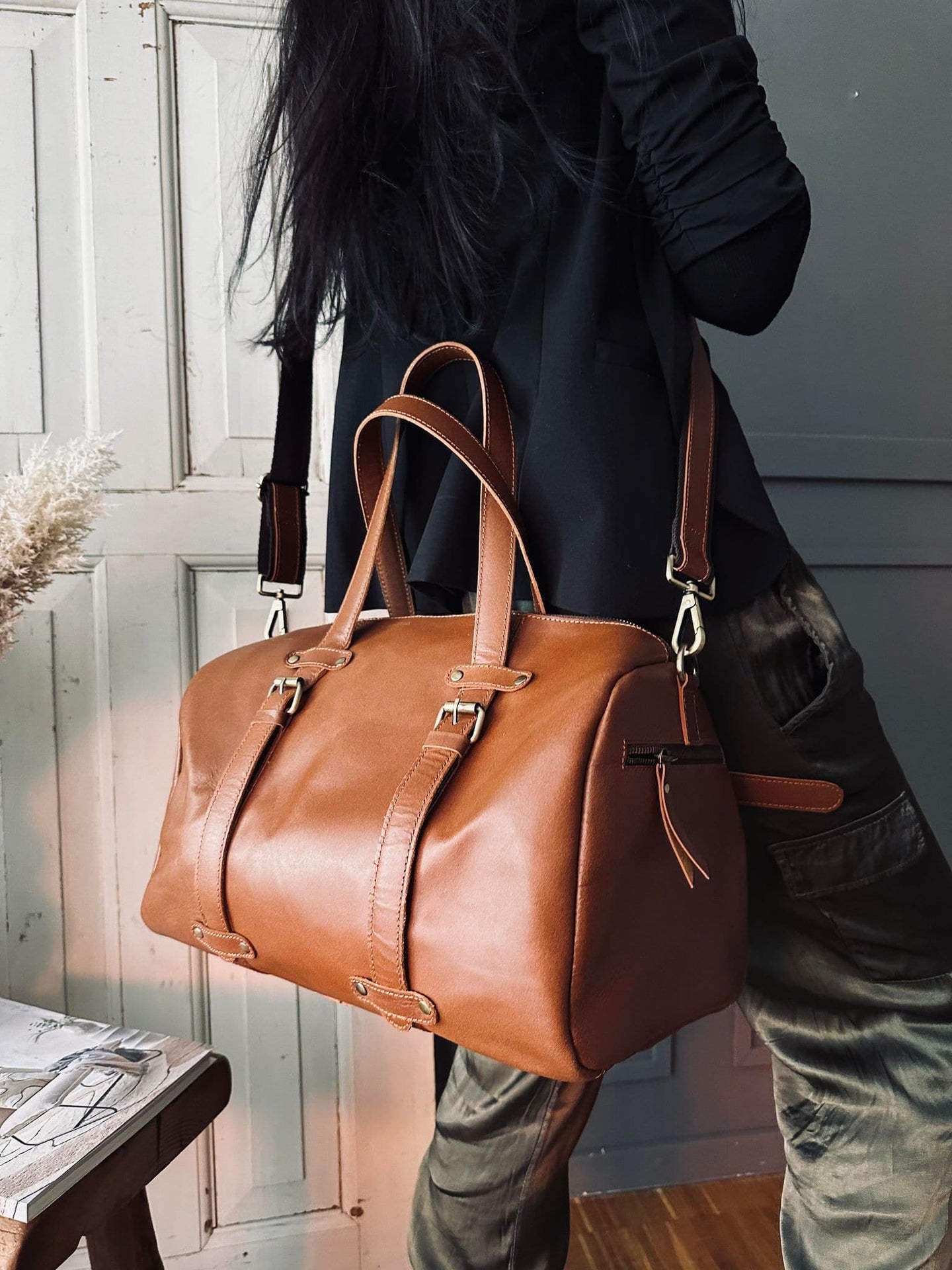 Træningstaske Buffalo – Cognac - VIAMAJA.DK