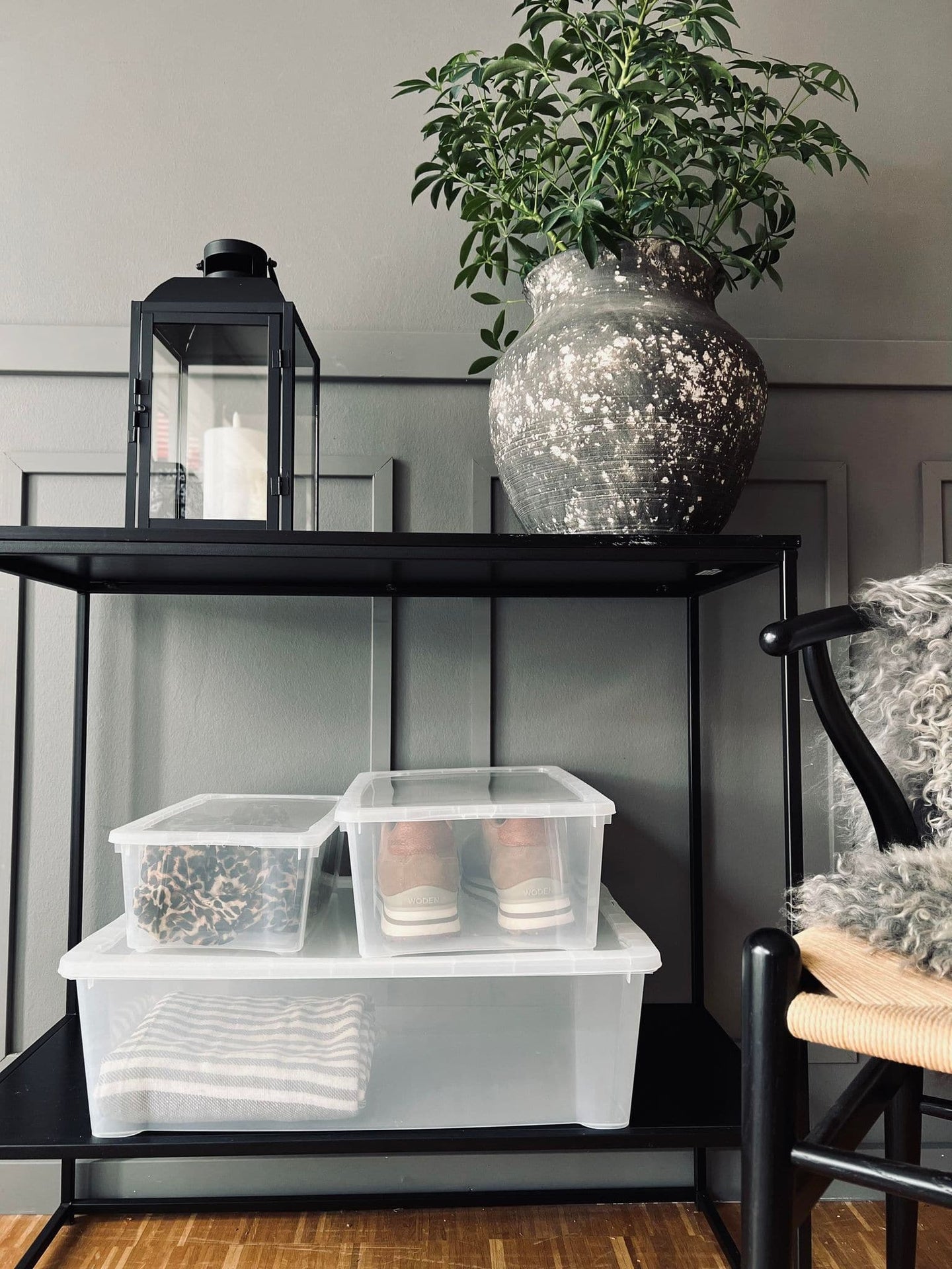 Transparent kasse med låg - Medium - VIAMAJA.DK