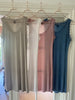 Unterkleid daily mit Spitze – Blau
