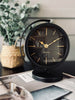Uhr - Tischmodell Schwarz mit Gold