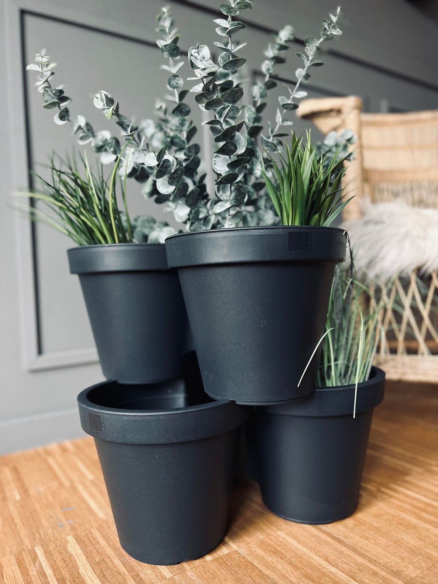 Urtepotter 3 - i - 1 Stabelbare recycling - VIAMAJA.DK