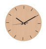 Wanduhr mit Holzstruktur