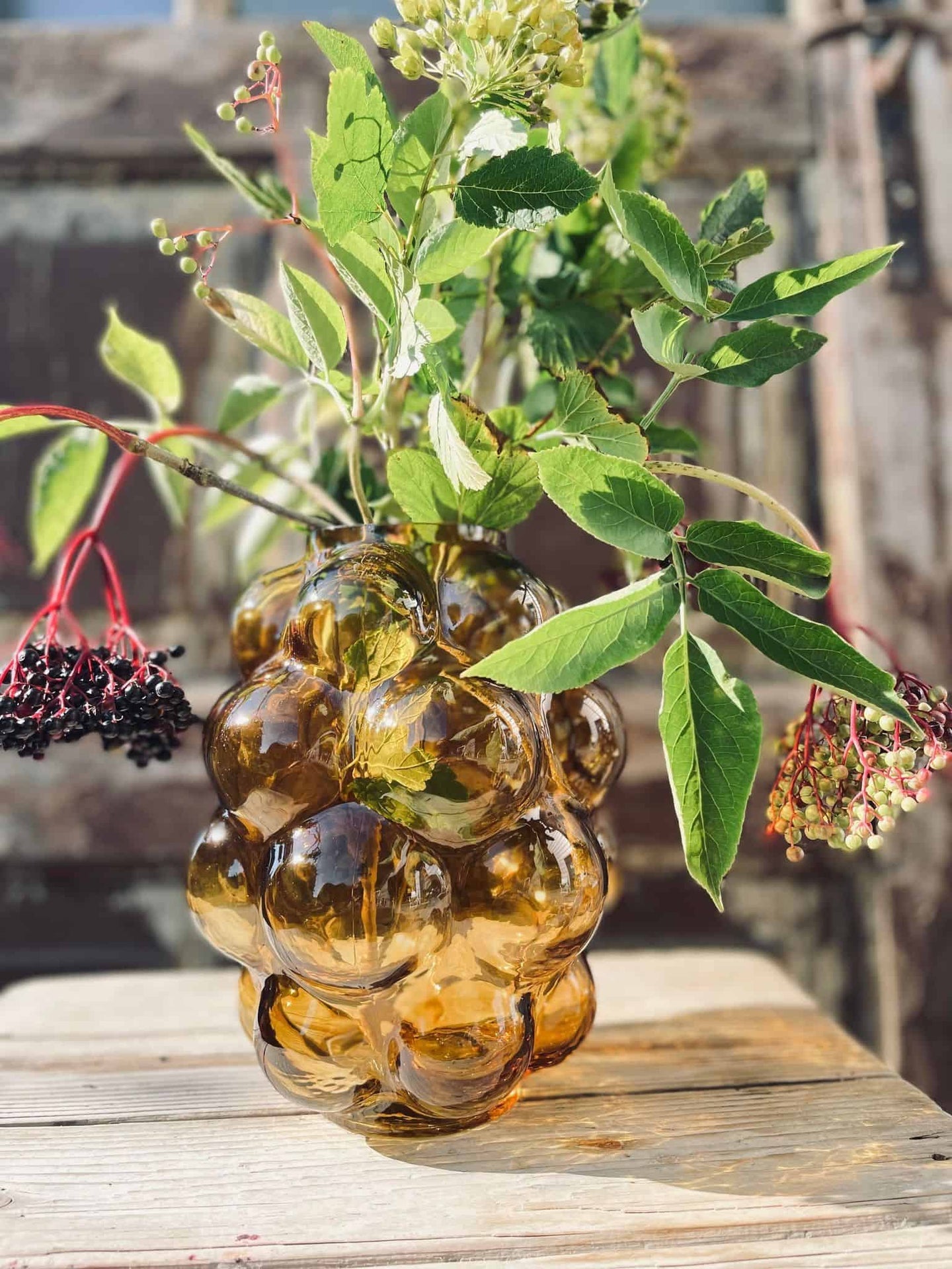 Vase Amber Stella - VIAMAJA.DK