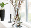 Vase, Forms, rauchgraues Glas