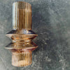 Vase aus bernsteinfarbenem Glas