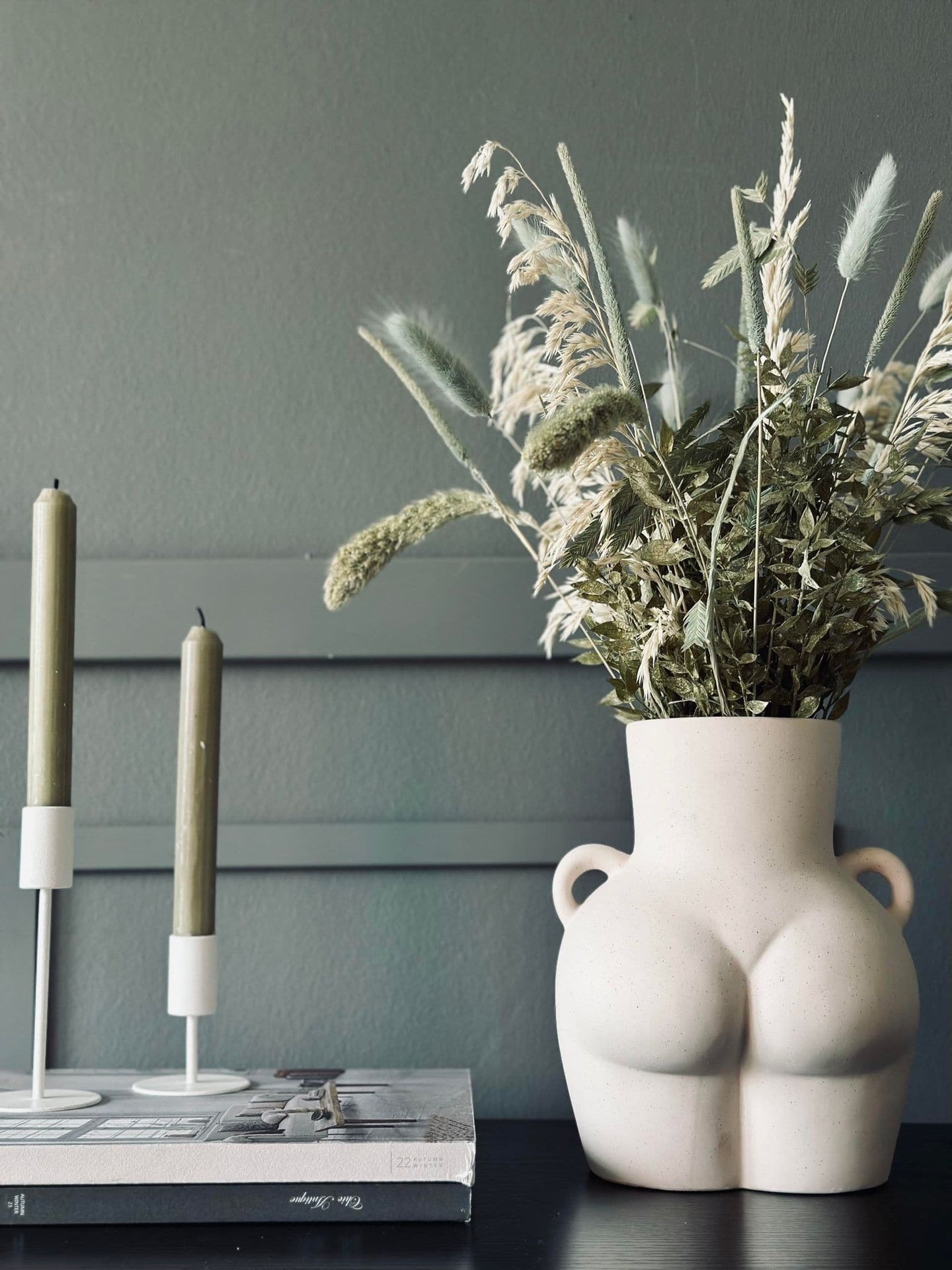 Vase White Body Small - VIAMAJA.DK