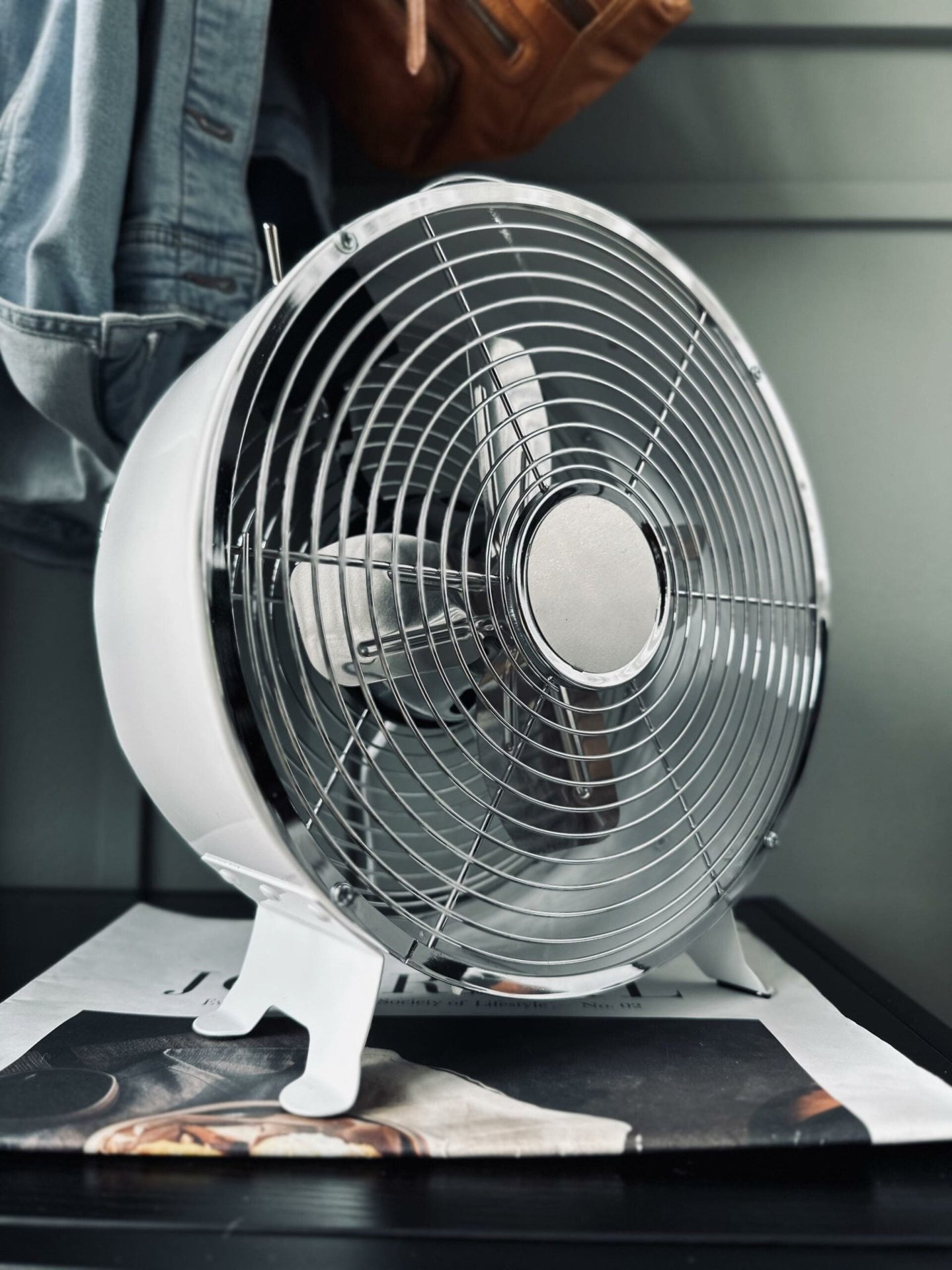 Ventilator – Vintage design white - VIAMAJA.DK