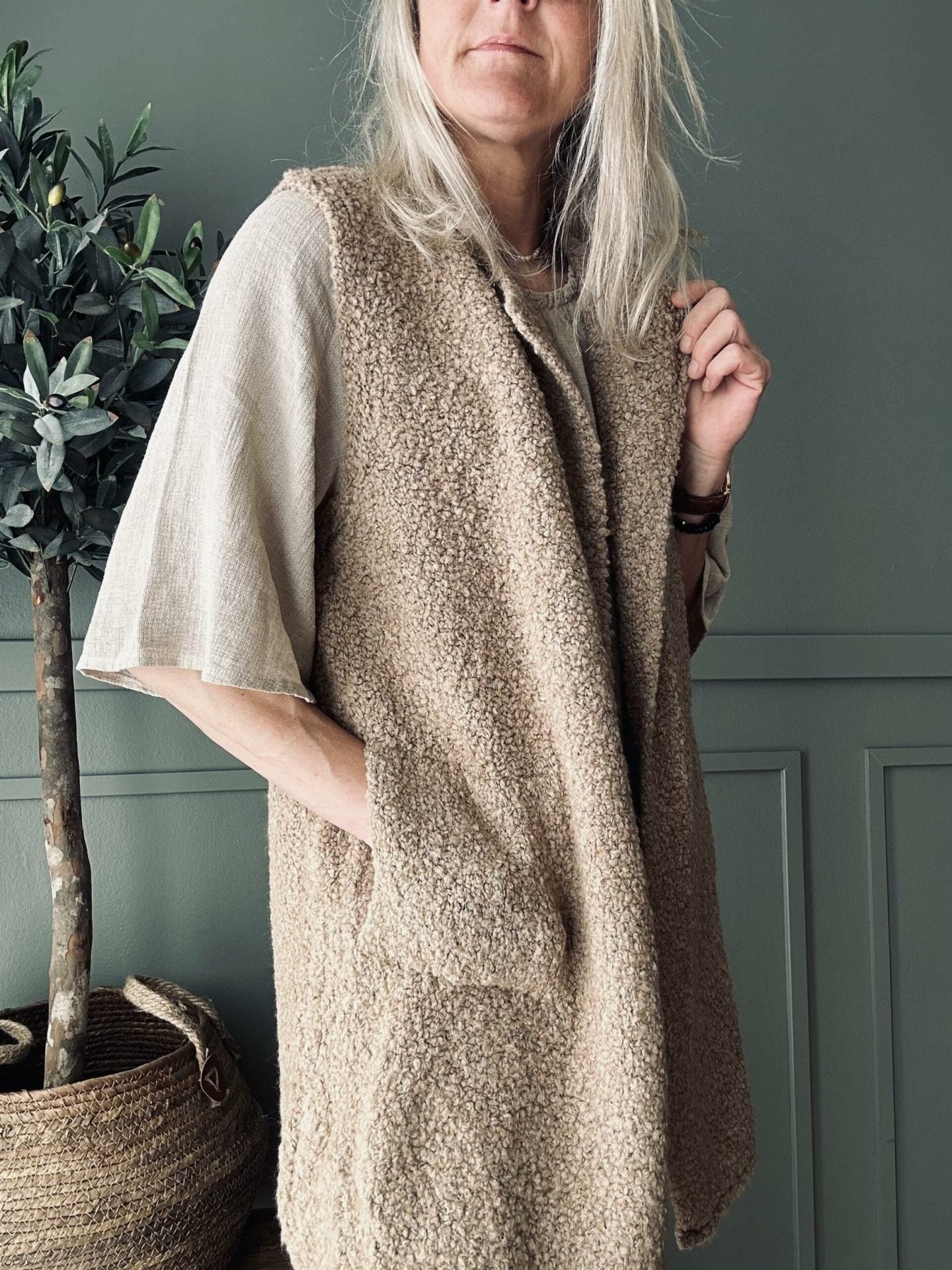 Vest Nala - Camel - VIAMAJA.DK