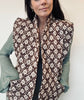 Weste Quilt Braun