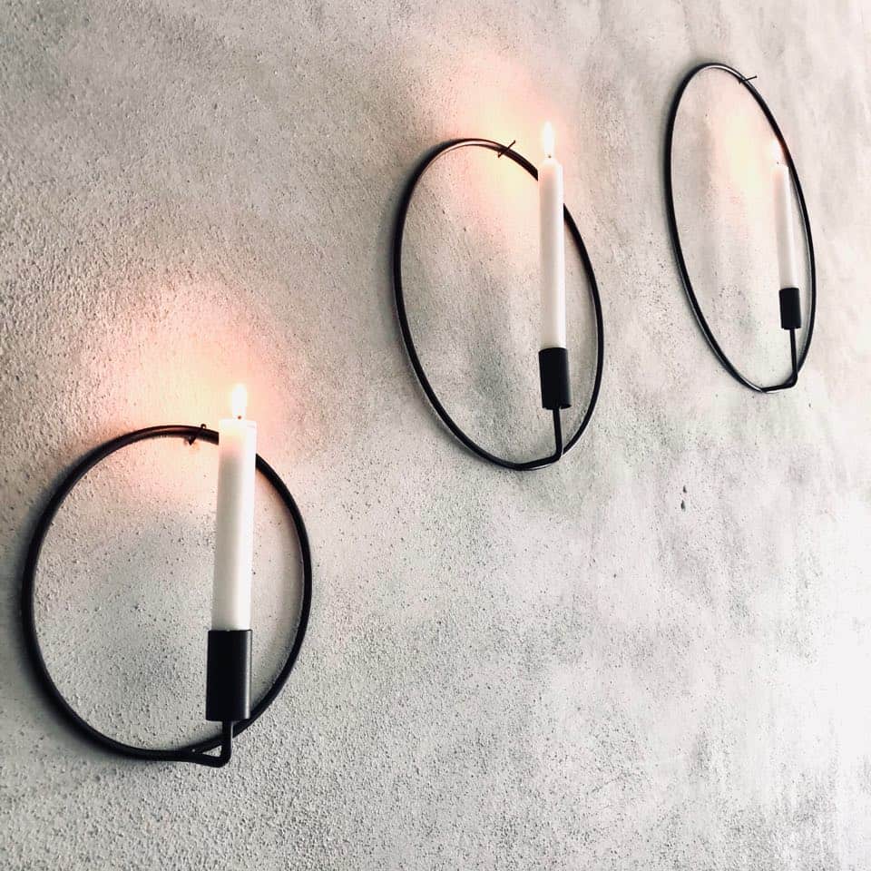 VIAMAJA Cirkel stage - Sort - Ø 20 cm - VIAMAJA.DK