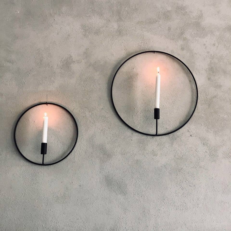 VIAMAJA Cirkel stage - Sort - Ø 20 cm - VIAMAJA.DK