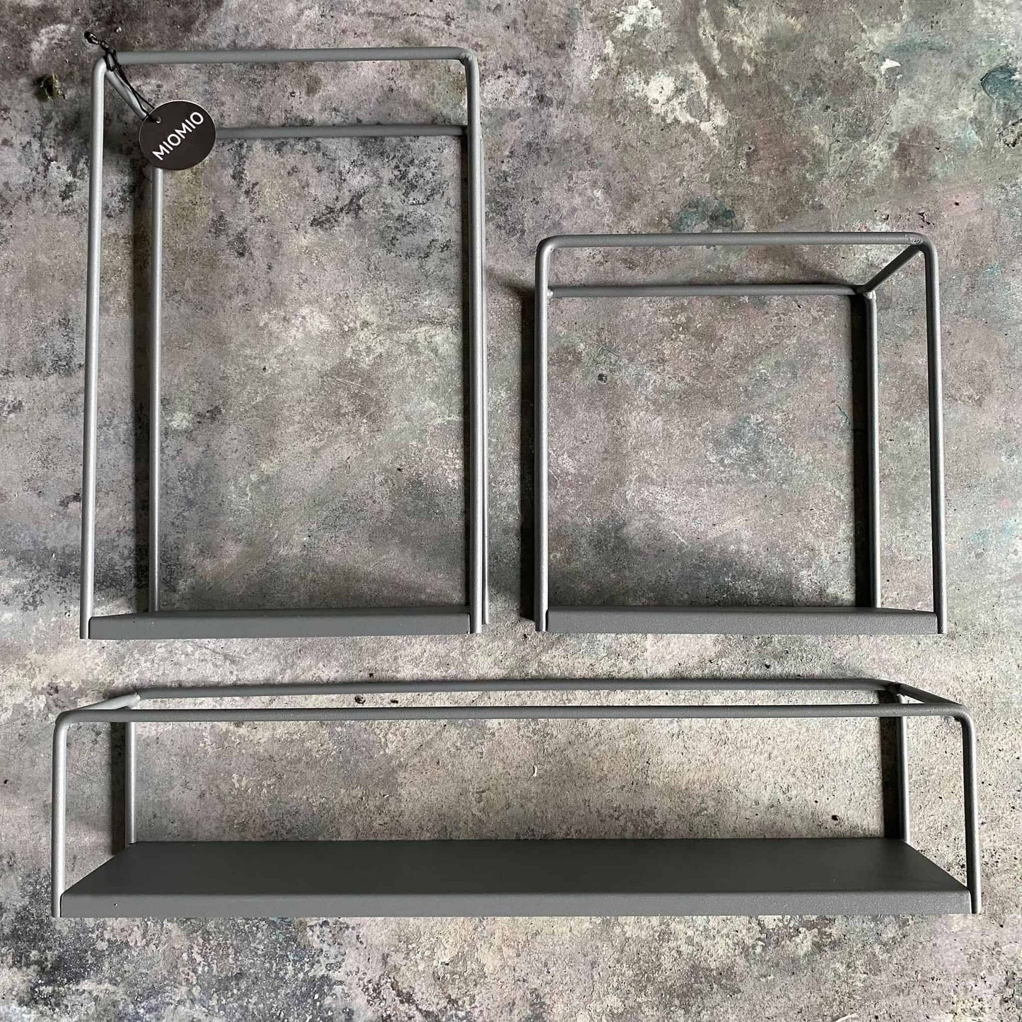 VIAMAJA Cube hylde – Grå – 20x20x10 - VIAMAJA.DK