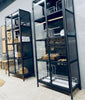 Vitrinenschrank mit Glasseiten - 175 cm