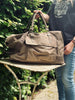 Wochenendtasche - Braunes Canvas