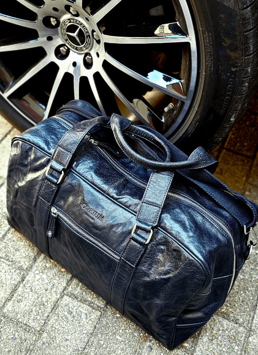 Weekendtaske Holdall Black / Silver - VIAMAJA.DK