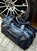 Weekender-Tasche Holdall Schwarz / Silber