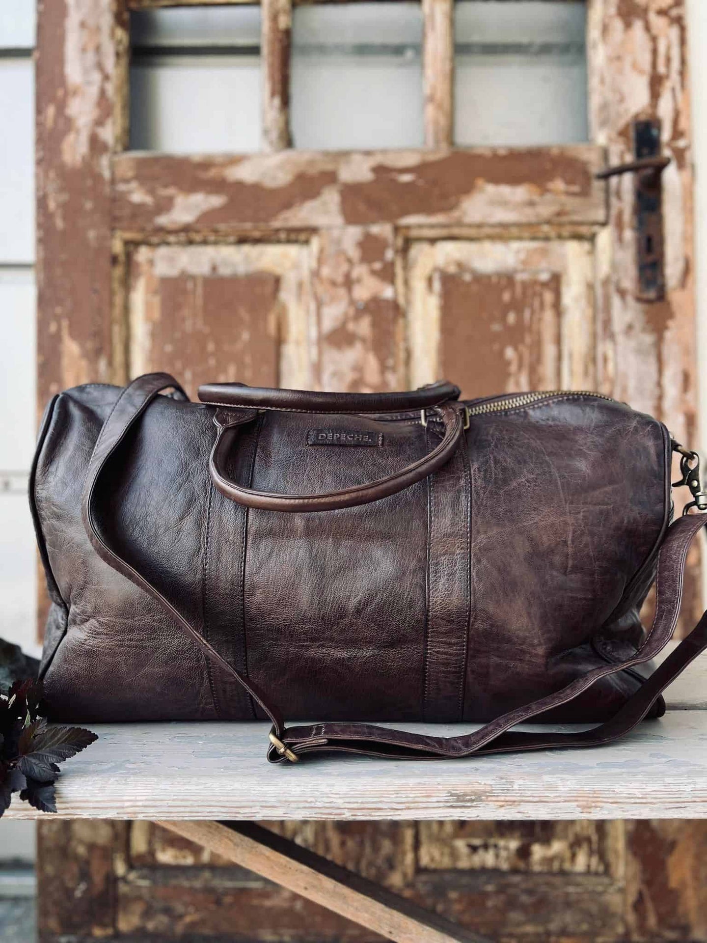 Weekendtaske HOLLYDAY - Brown deluxe - VIAMAJA.DK