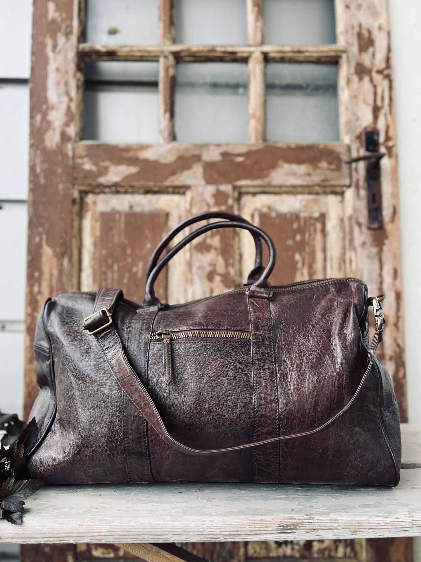 Weekendtaske HOLLYDAY - Brown deluxe - VIAMAJA.DK