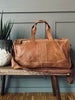 Wochenendtasche - MILANO Cognac