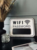 WIFI-Schild mit Kreide - Weiß