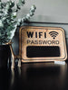 WLAN-Schild mit Kreide - Wood