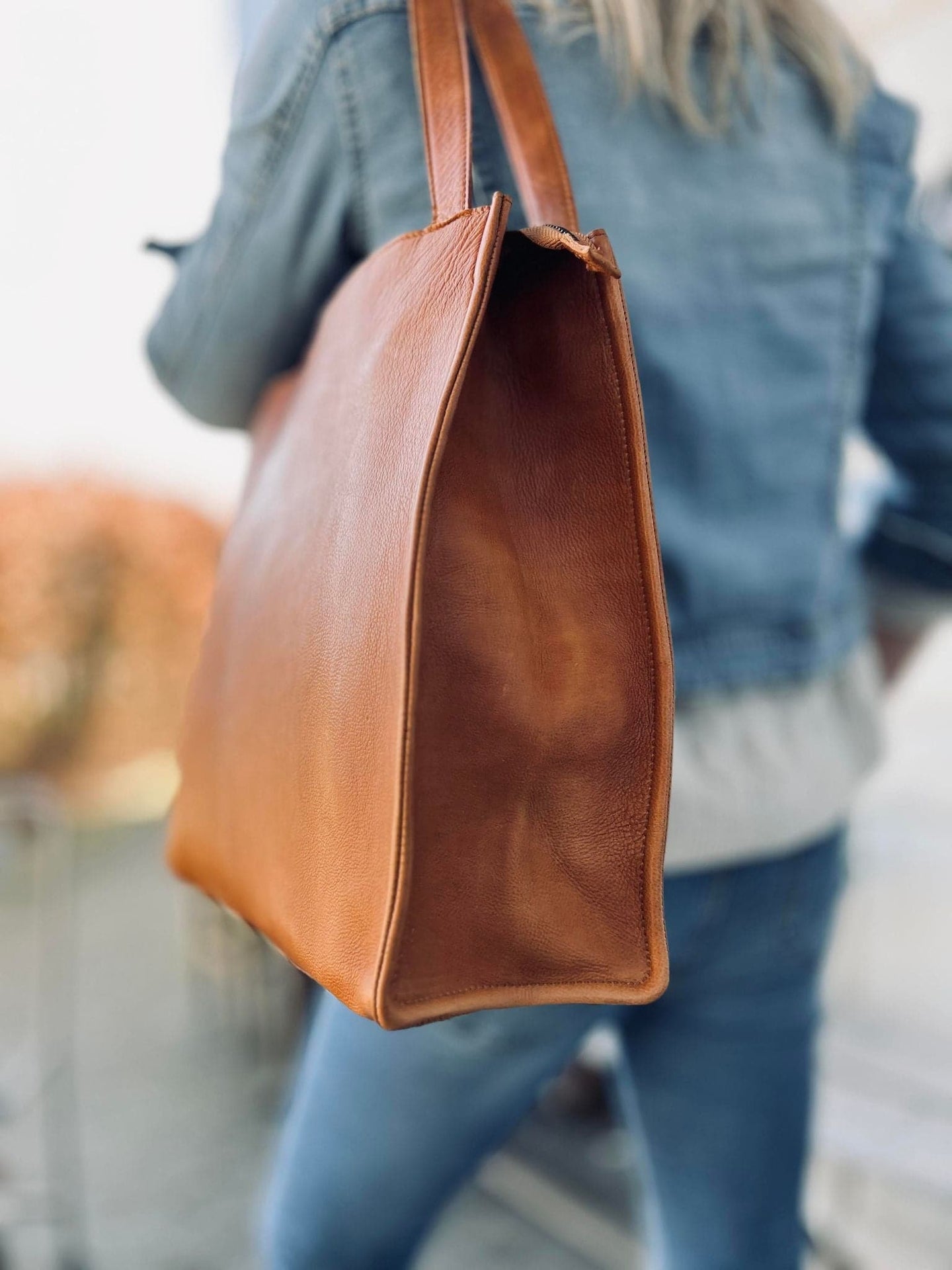 Work / Shopper - Lisa Cognac - VIAMAJA.DK
