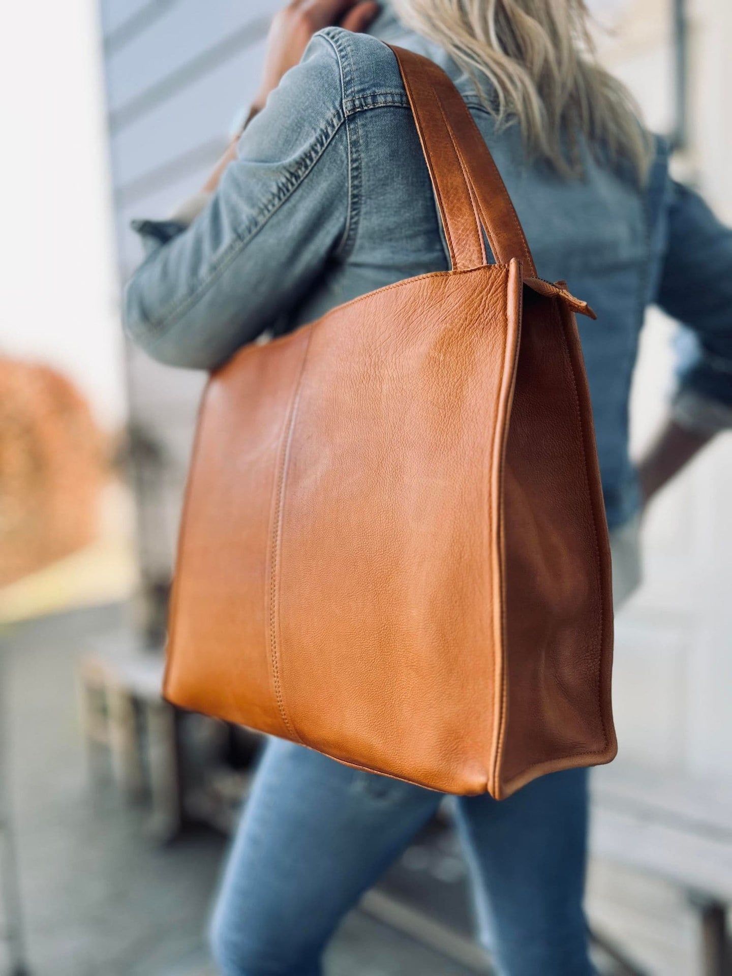 Work / Shopper - Lisa Cognac - VIAMAJA.DK
